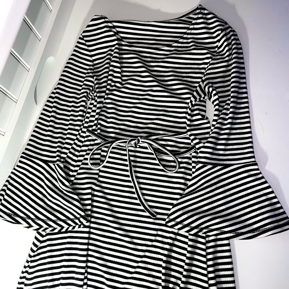 Striped long sleeve dress | Size S
